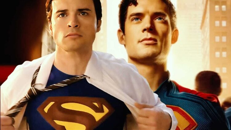 David Corenswet Superman Tom Welling Smallville Clark Kent