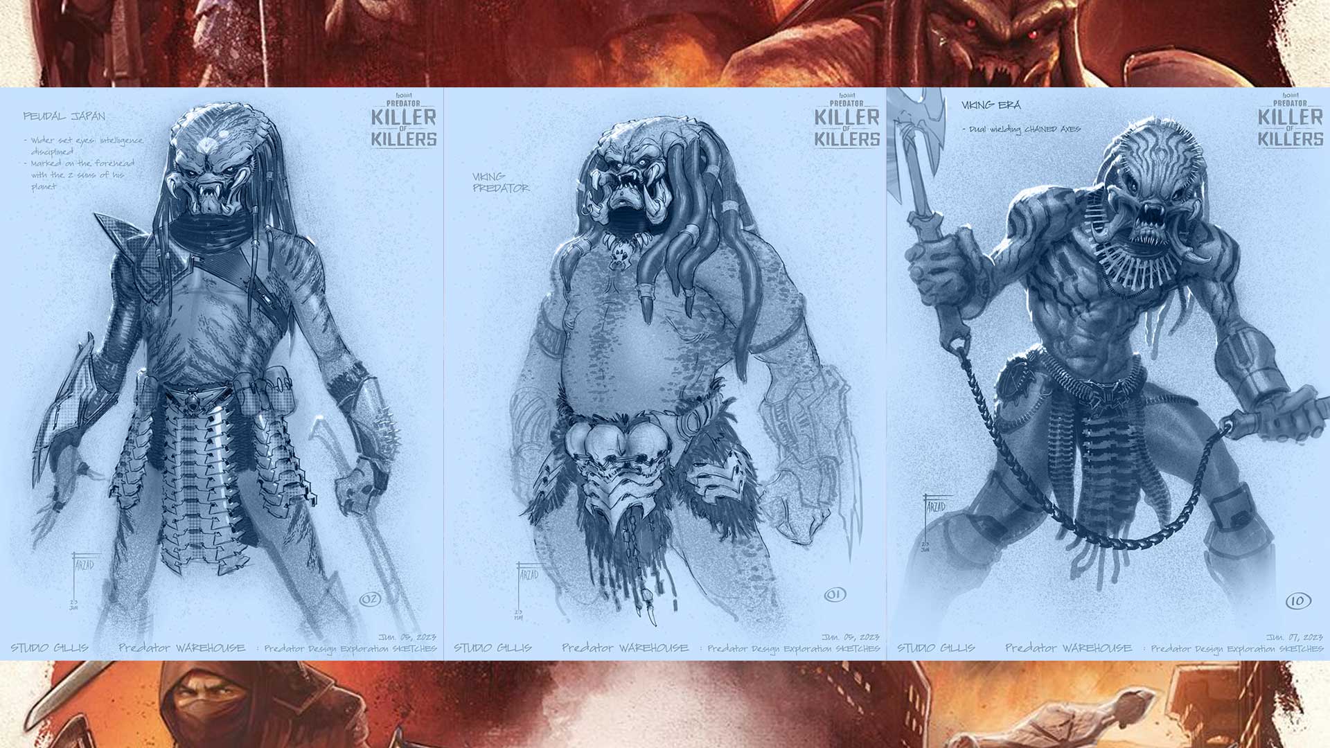 Predator Killer of Killers Concept Art Farzad Art Farzad Varahramyan