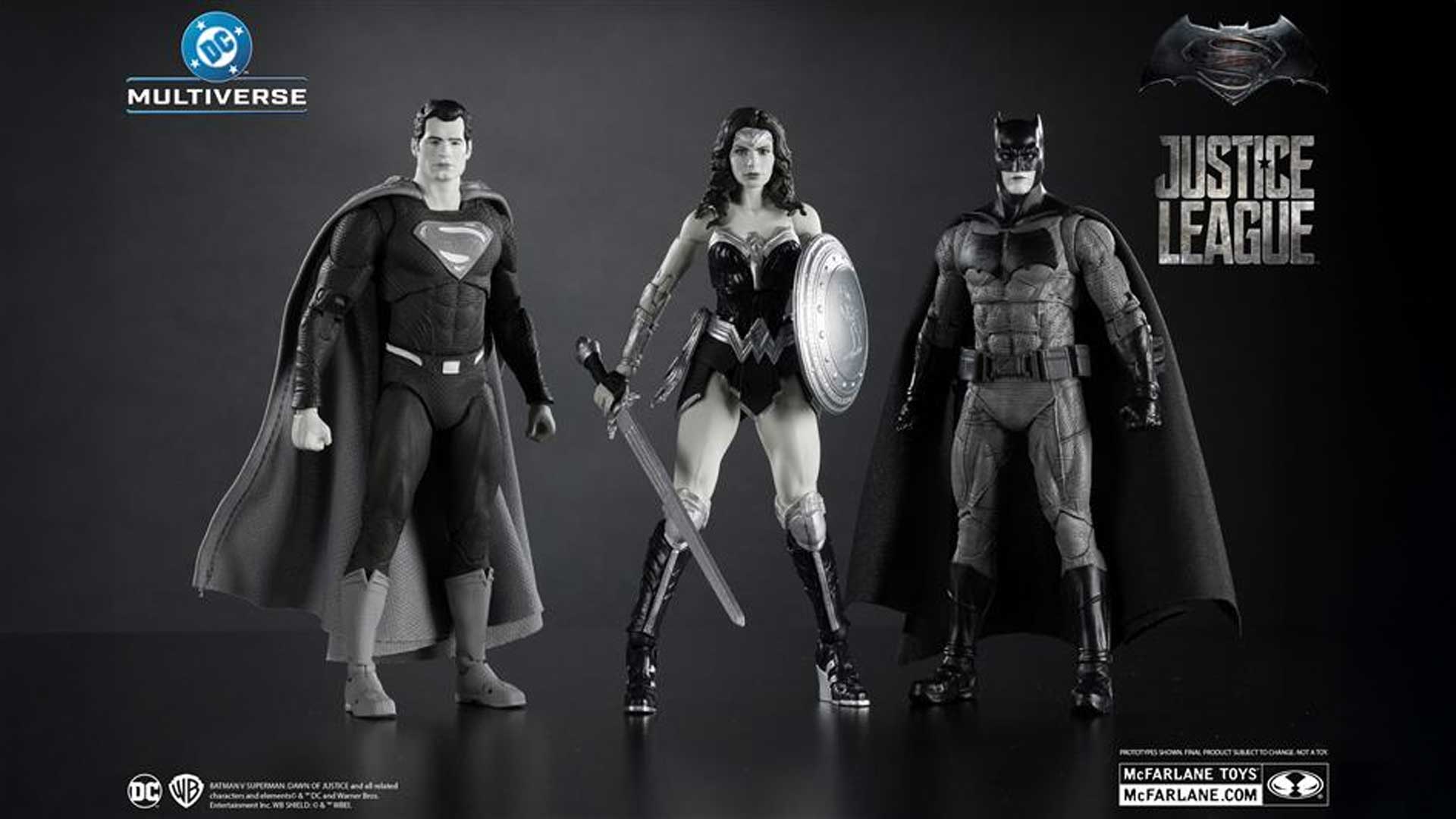 BATMOBILE Batman v Superman and Zack Snyder's Justice League Todd McFarlane Toys Justice is Gray