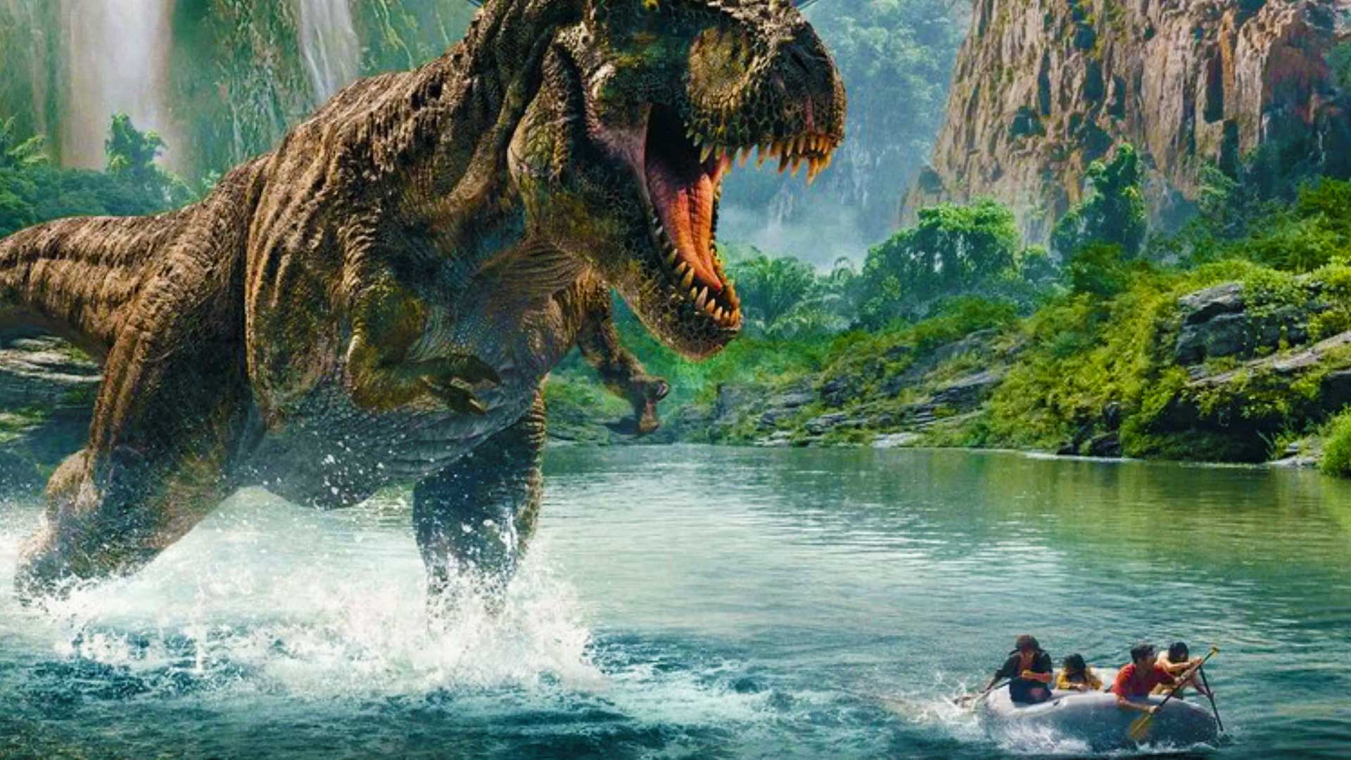 jurassic world rebirth dinosaur swimming