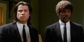 pulp fiction jules (samuel l jackson) and vincent (john travolta)