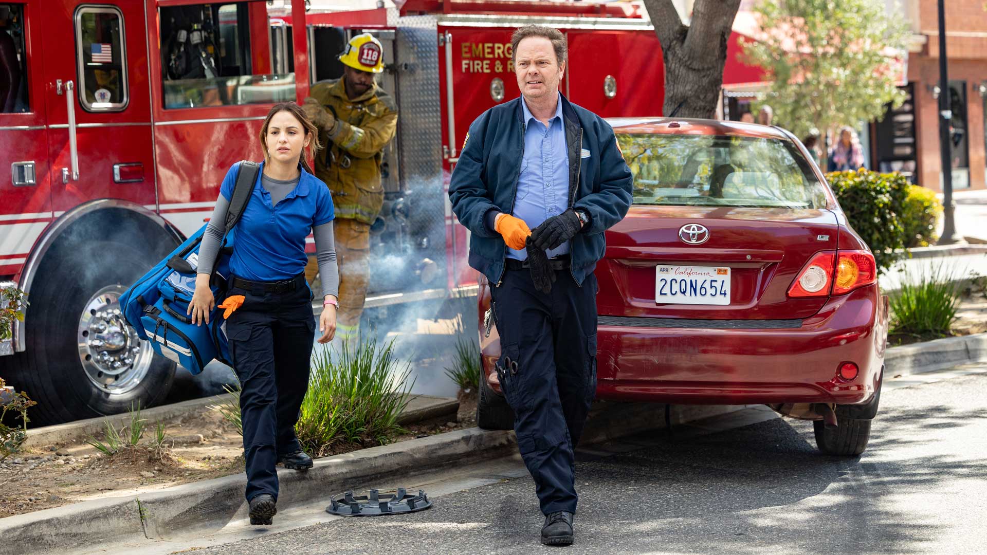 Aimee Carrero Cameron Fuller Rainn Wilson Code 3