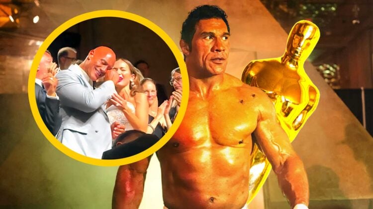 Dwayne Johnson Tears Oscar The Smashing Machine