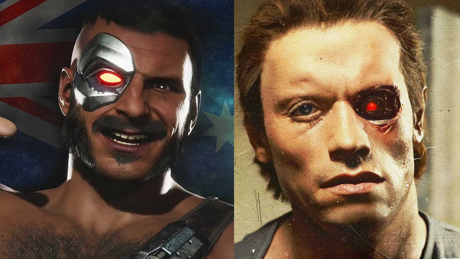 kano mortal kombat terminator Arnold Schwarzenegger