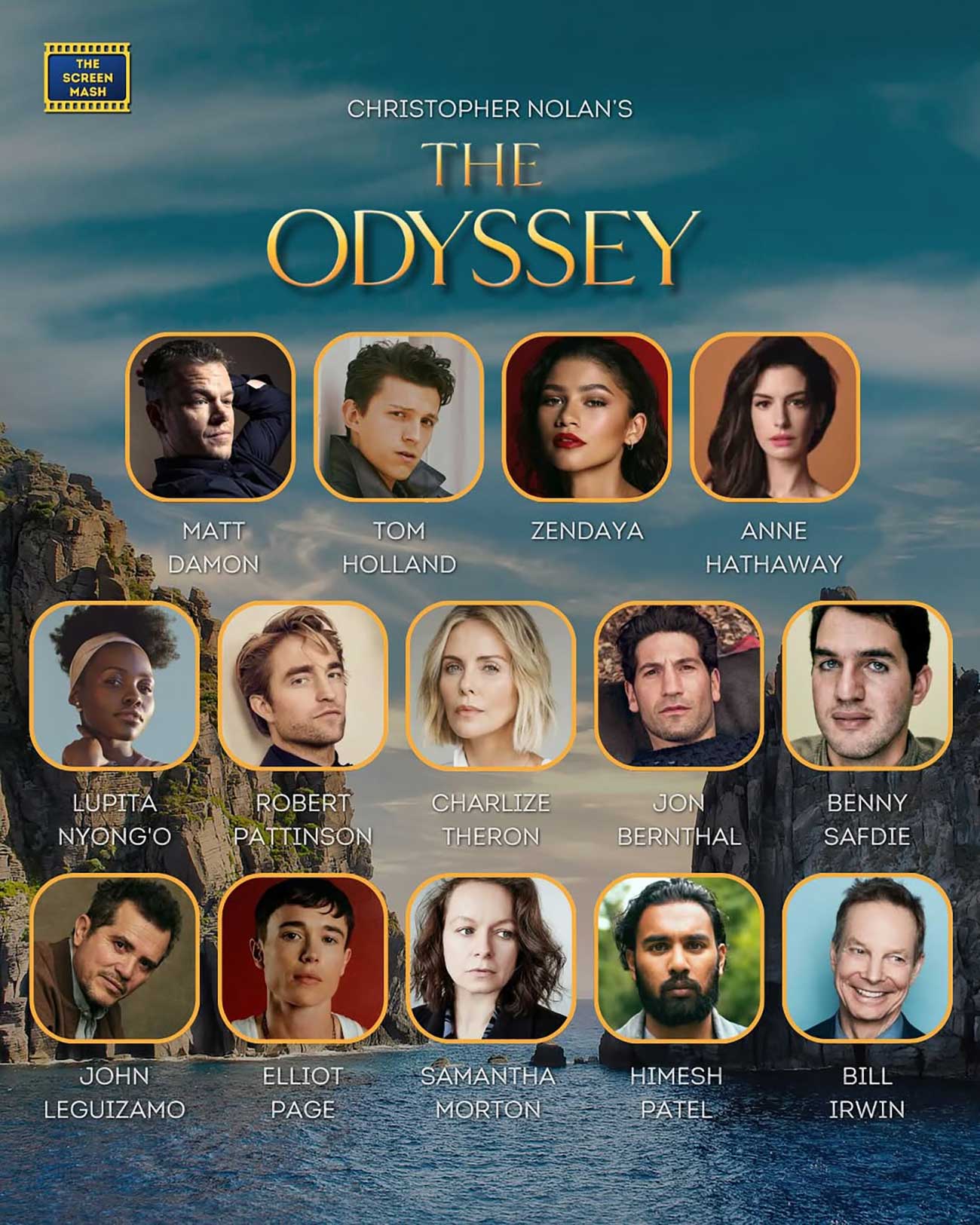 Christopher Nolan The Odyssey Movie Cast