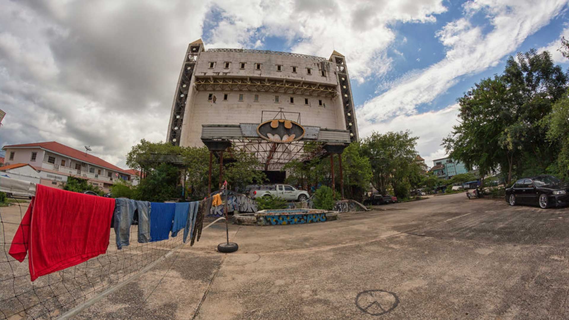 abandoned Batman nightclub Pattaya Thailand