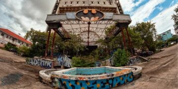 abandoned Batman nightclub Pattaya Thailand