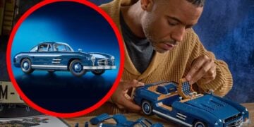 Mattel Brick Shop Hot Wheels Mercedes-Benz 300 Sl Building Toy Kit