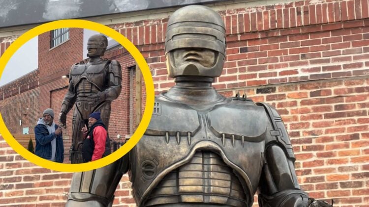 robocop statue detroit