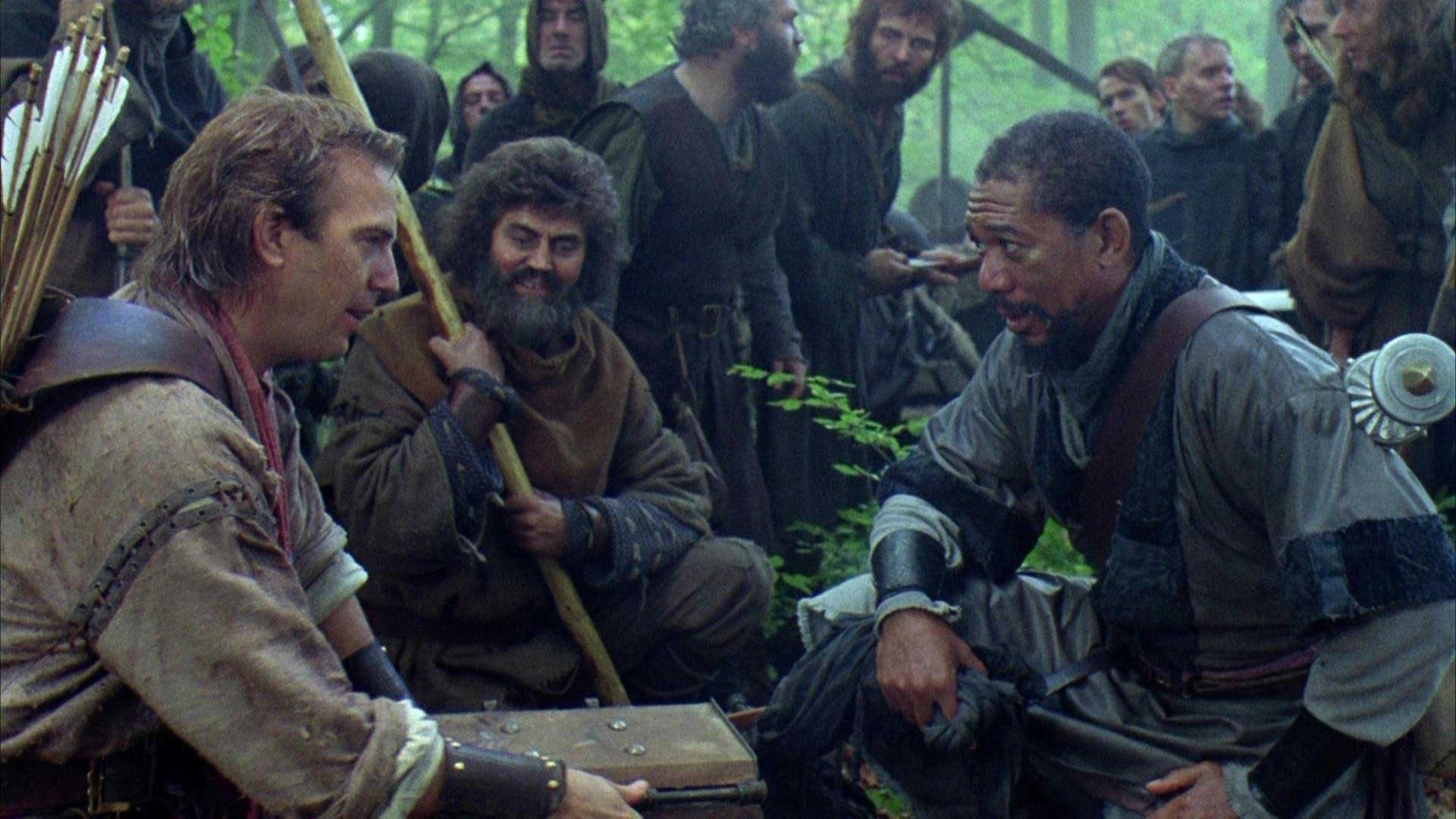 Robin Hood Prince of Thieves Kevin Costner Morgan Freeman