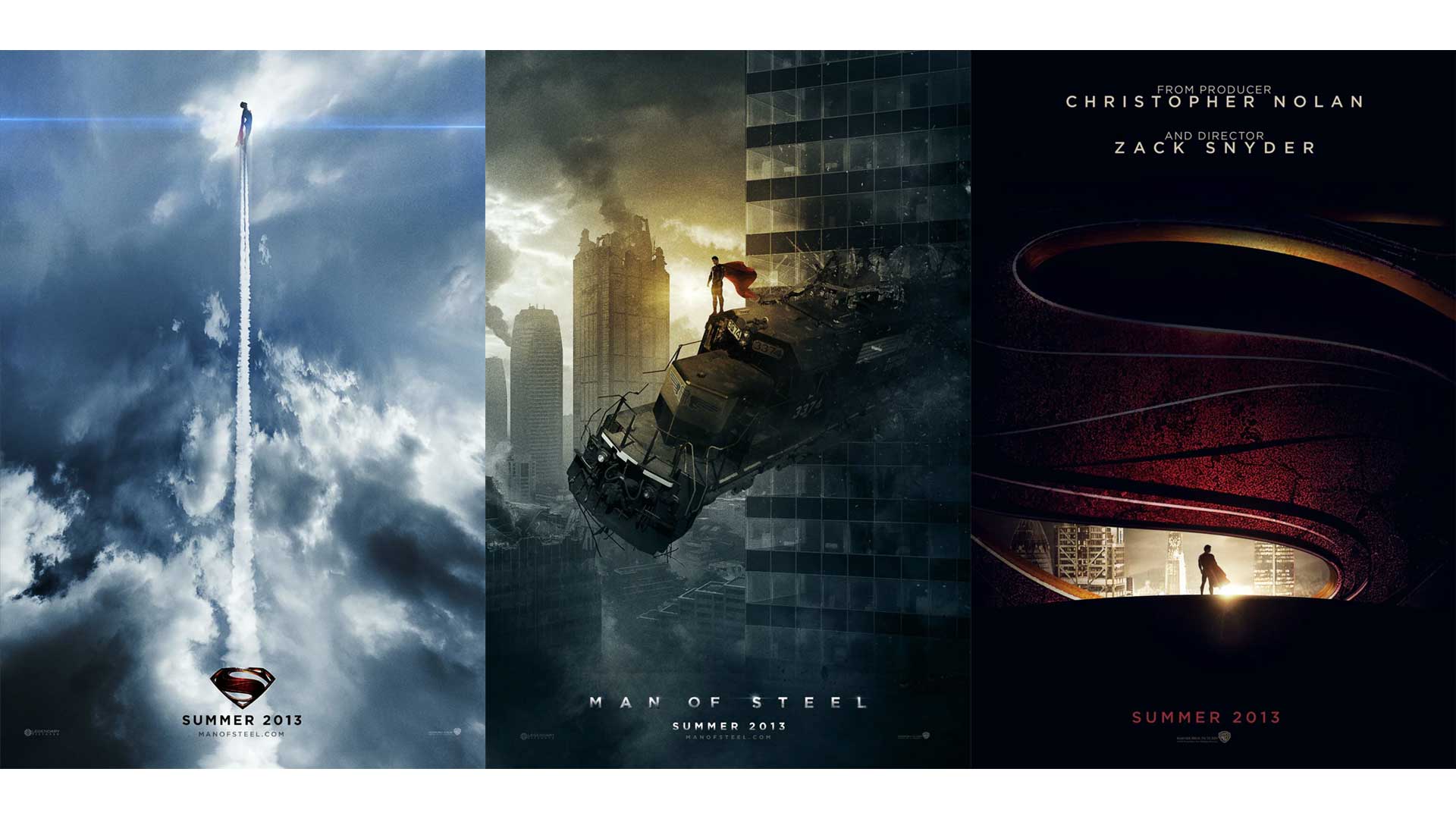 Unused Man of Steel Posters