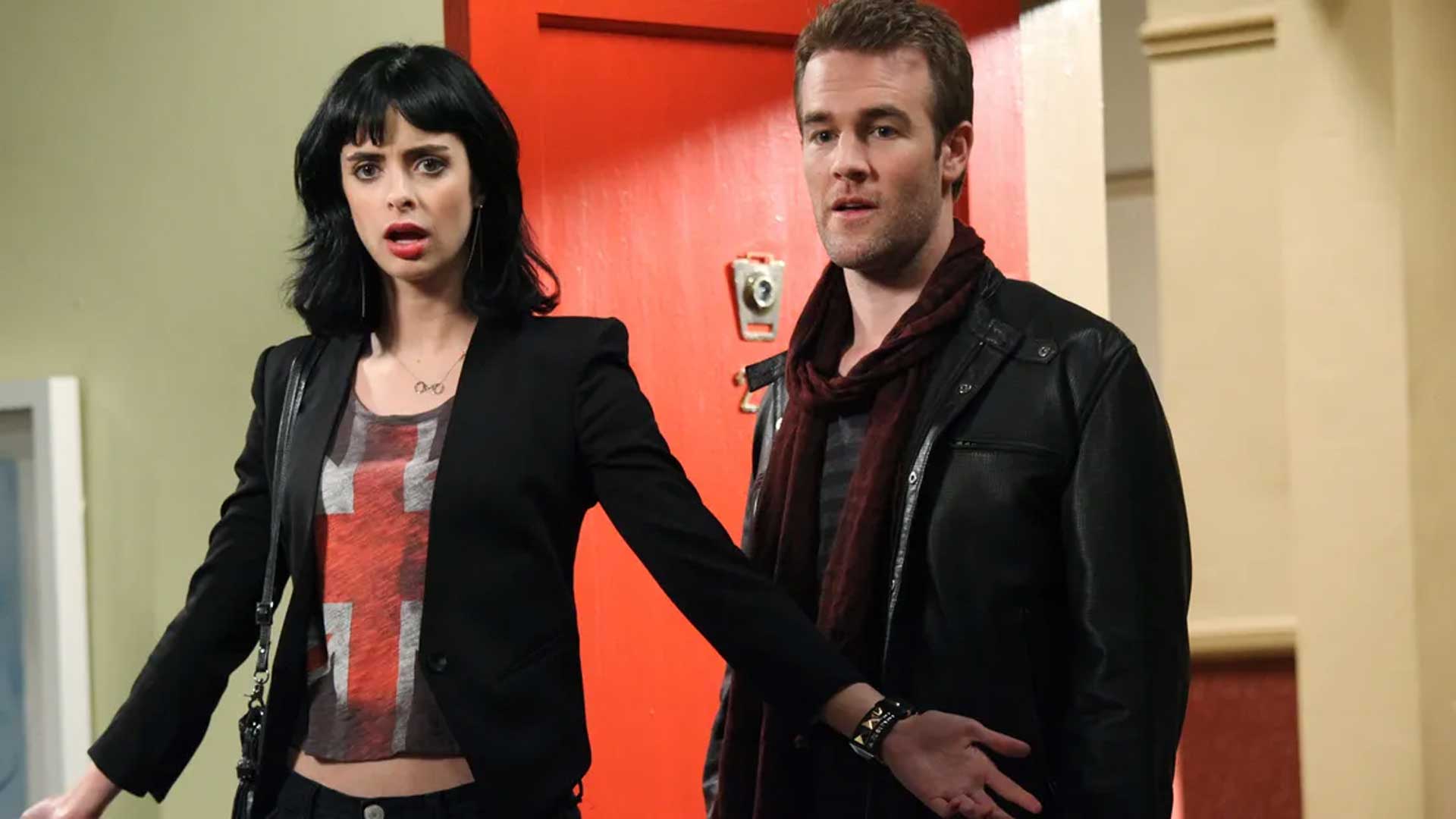 Don’t Trust the B in Apartment 23 Krysten Ritter James Van Der Beek
