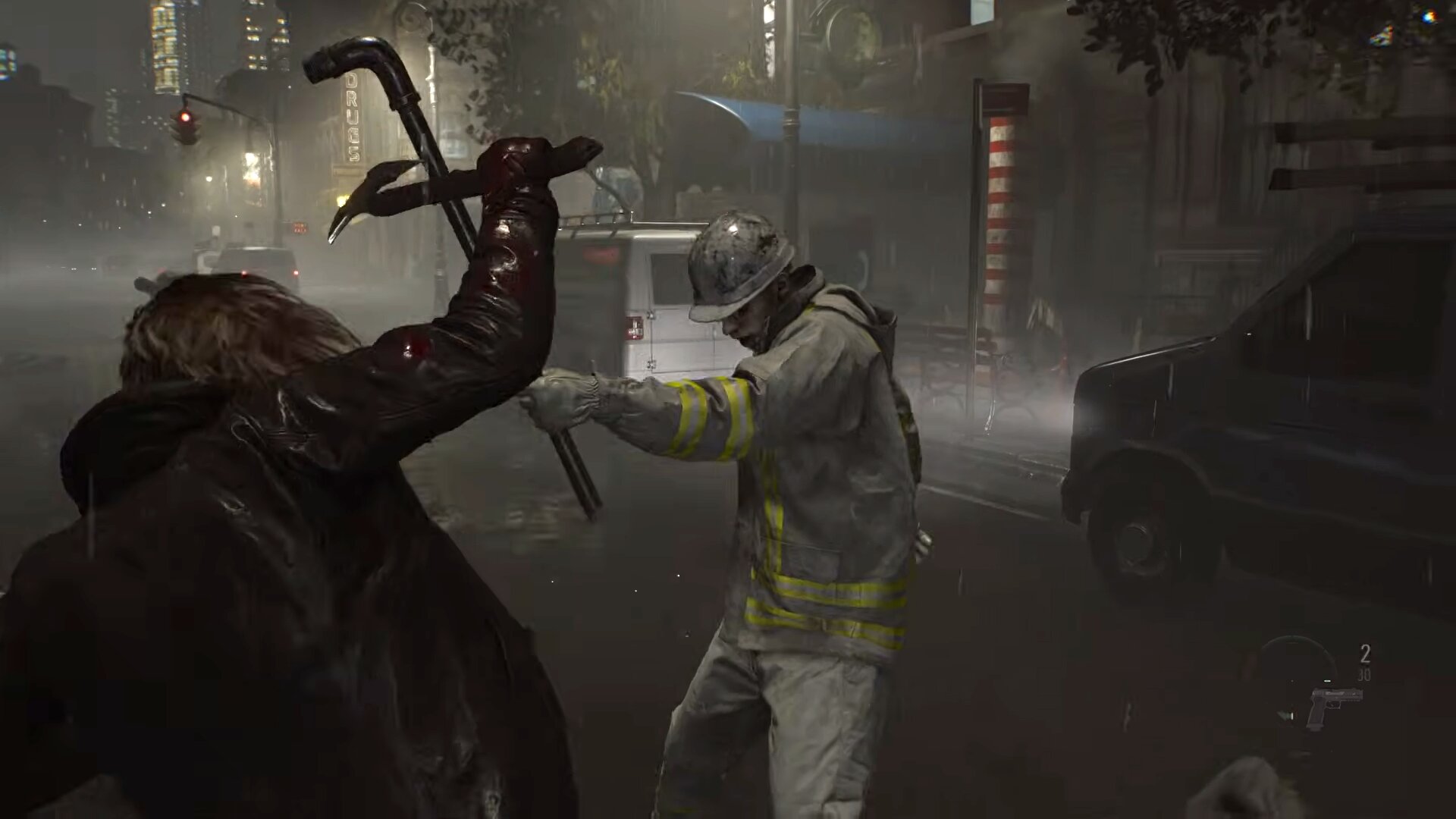 Leon gameplay Resident Evil Requiem