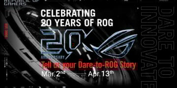 ASUS ROG Launches 20th-Anniversary Campaign and Invites You Along