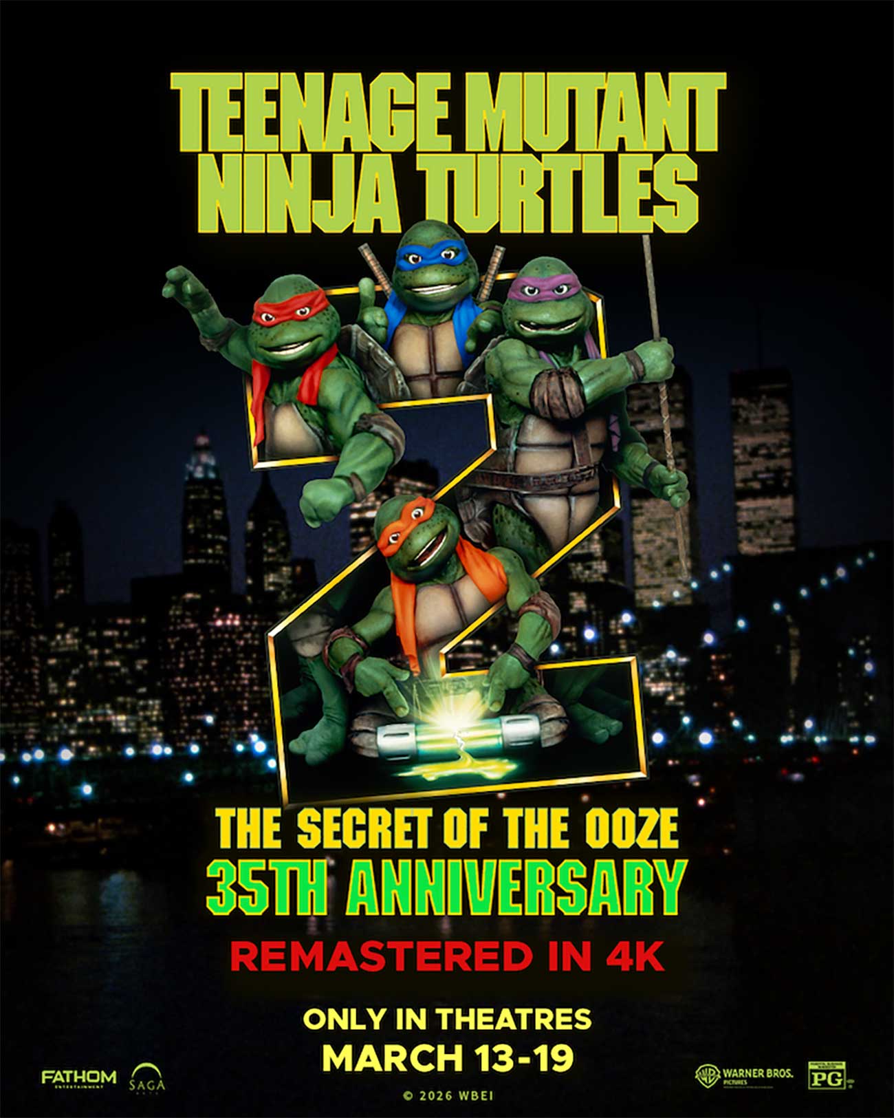 Teenage Mutant Ninja Turtles II The Secret of the Ooze 2026