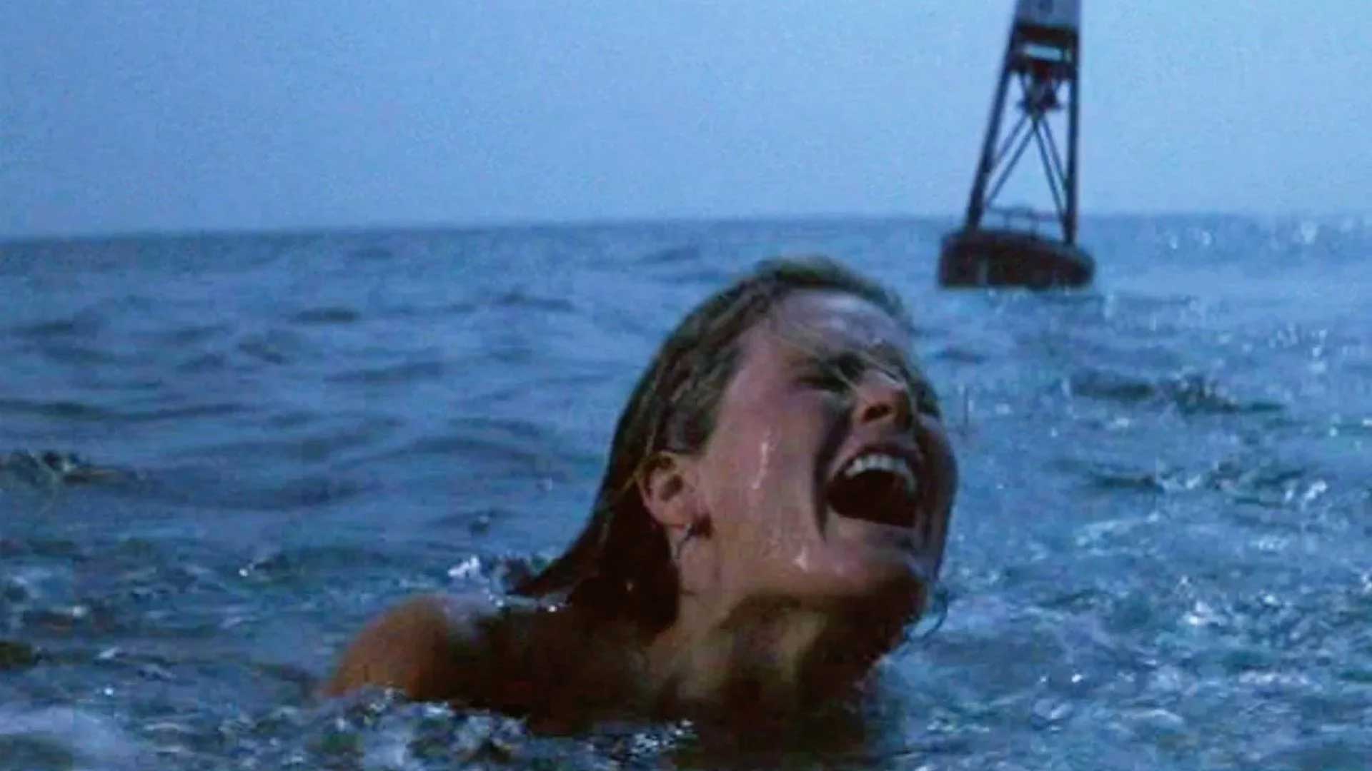 jaws opening scene