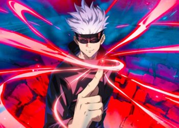 Satoru Gojo unleashing cursed energy in Jujutsu Kaisen Season 3