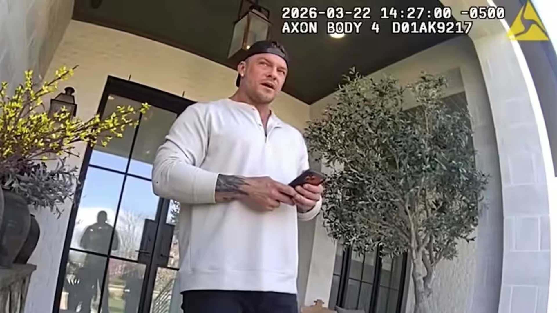 Alan Ritchson Police Bodycam Footage Neighbor Fight