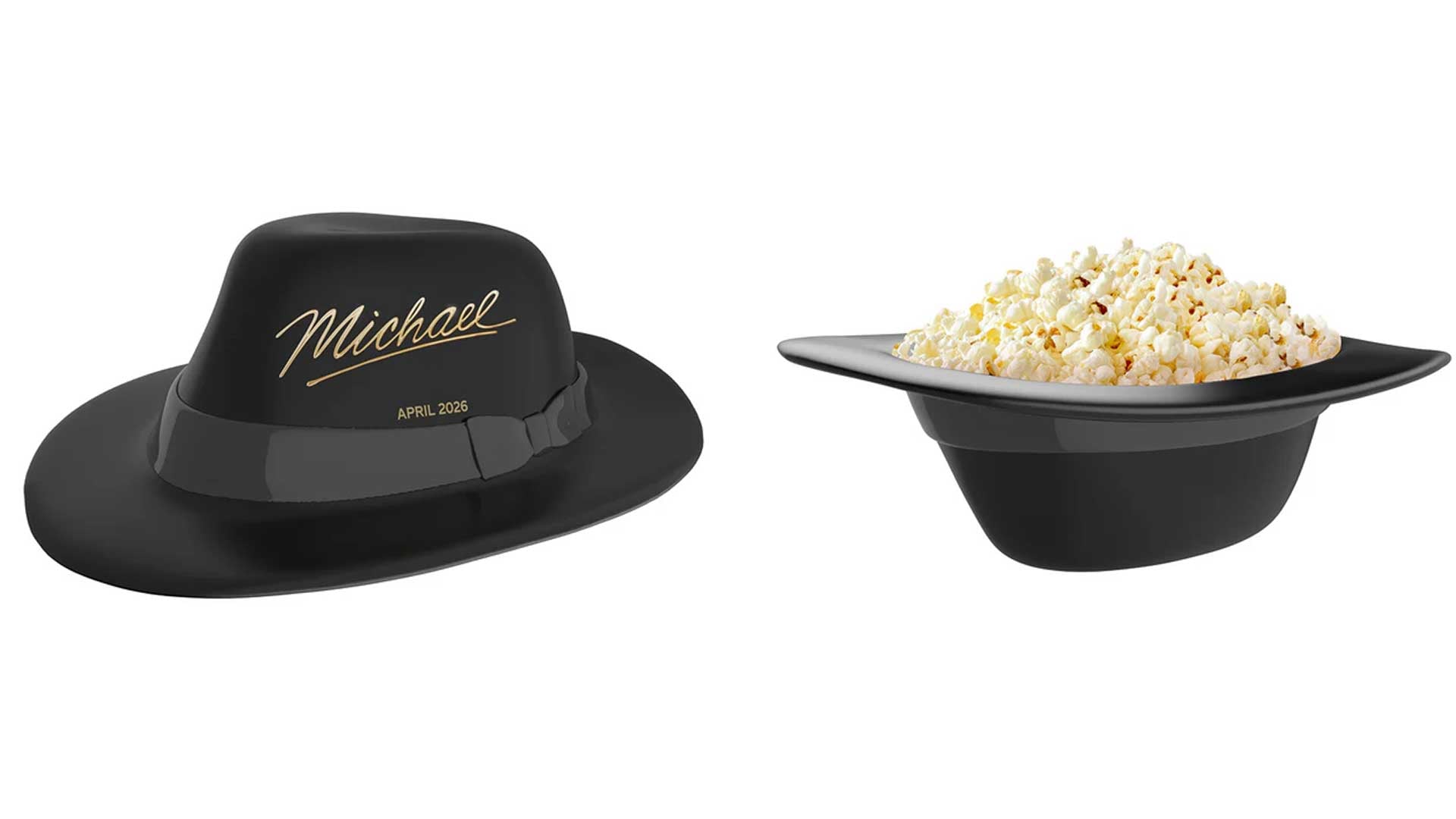 Michael Jackson Black Fedora Hat Popcorn Bucket