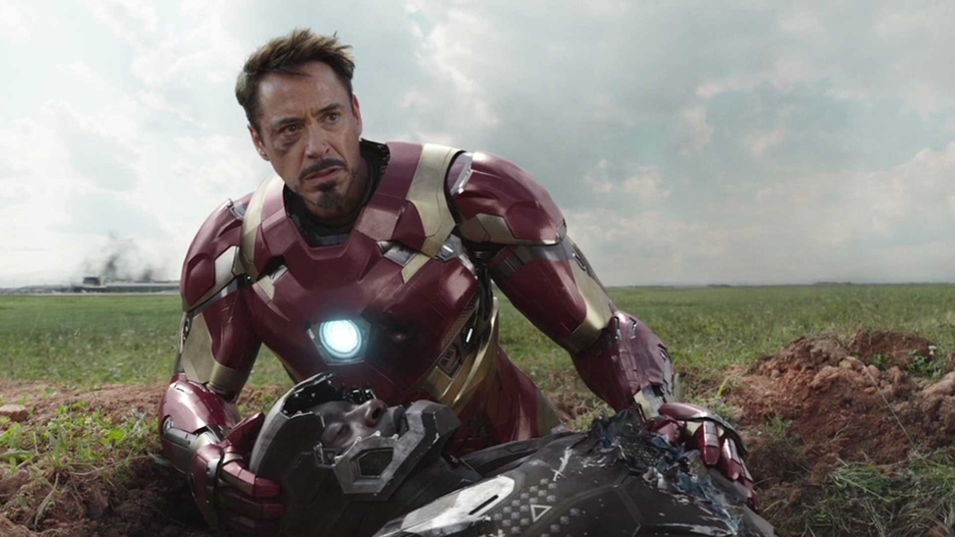 Captain America Civil War Iron Man War Machine Scene