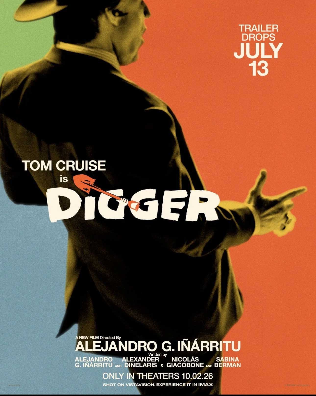 Tom Cruise Digger Movie Poster