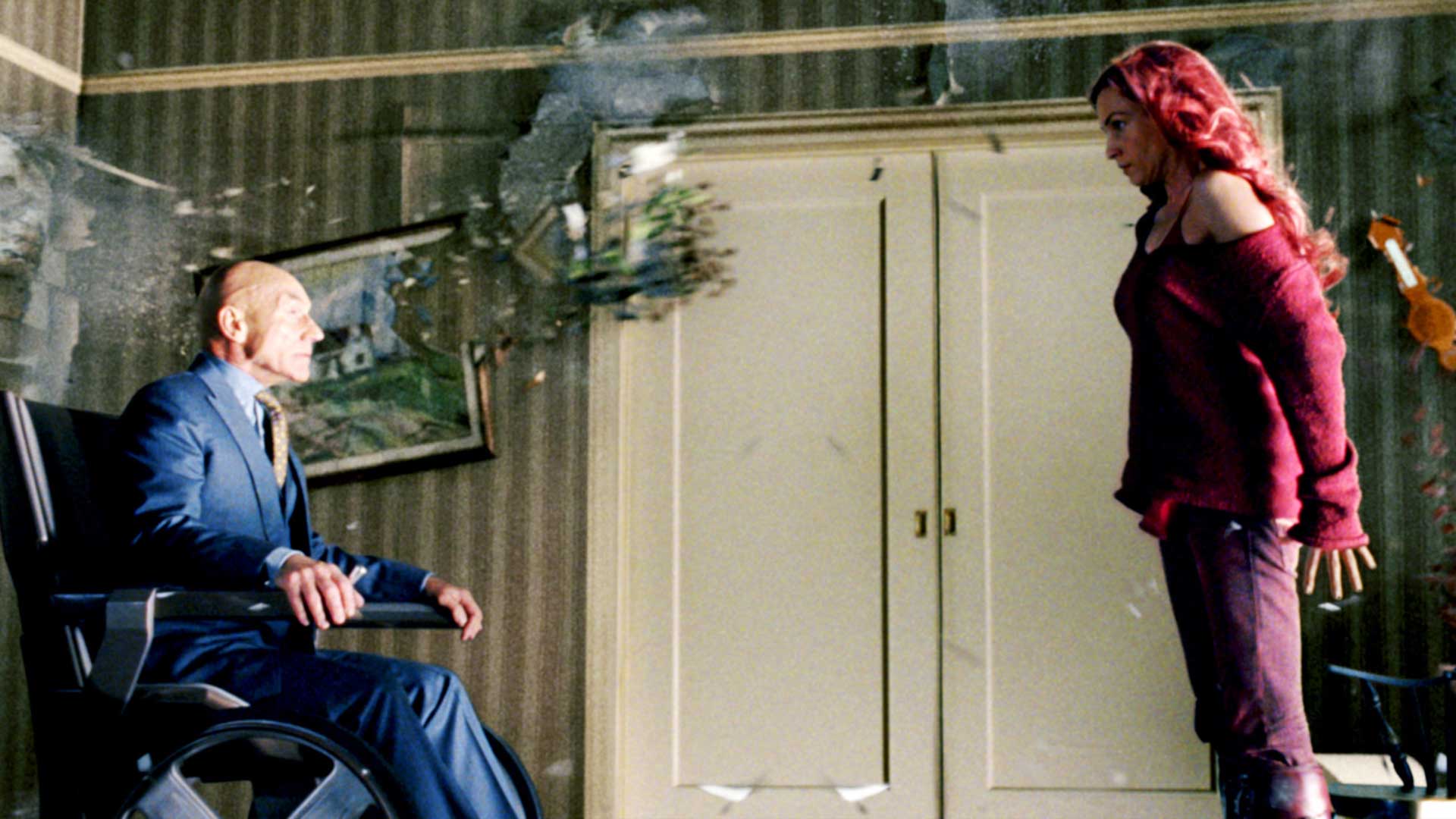 X-Men The Last Stand Jean Grey Phoenix kills Professor Charles Xavier
