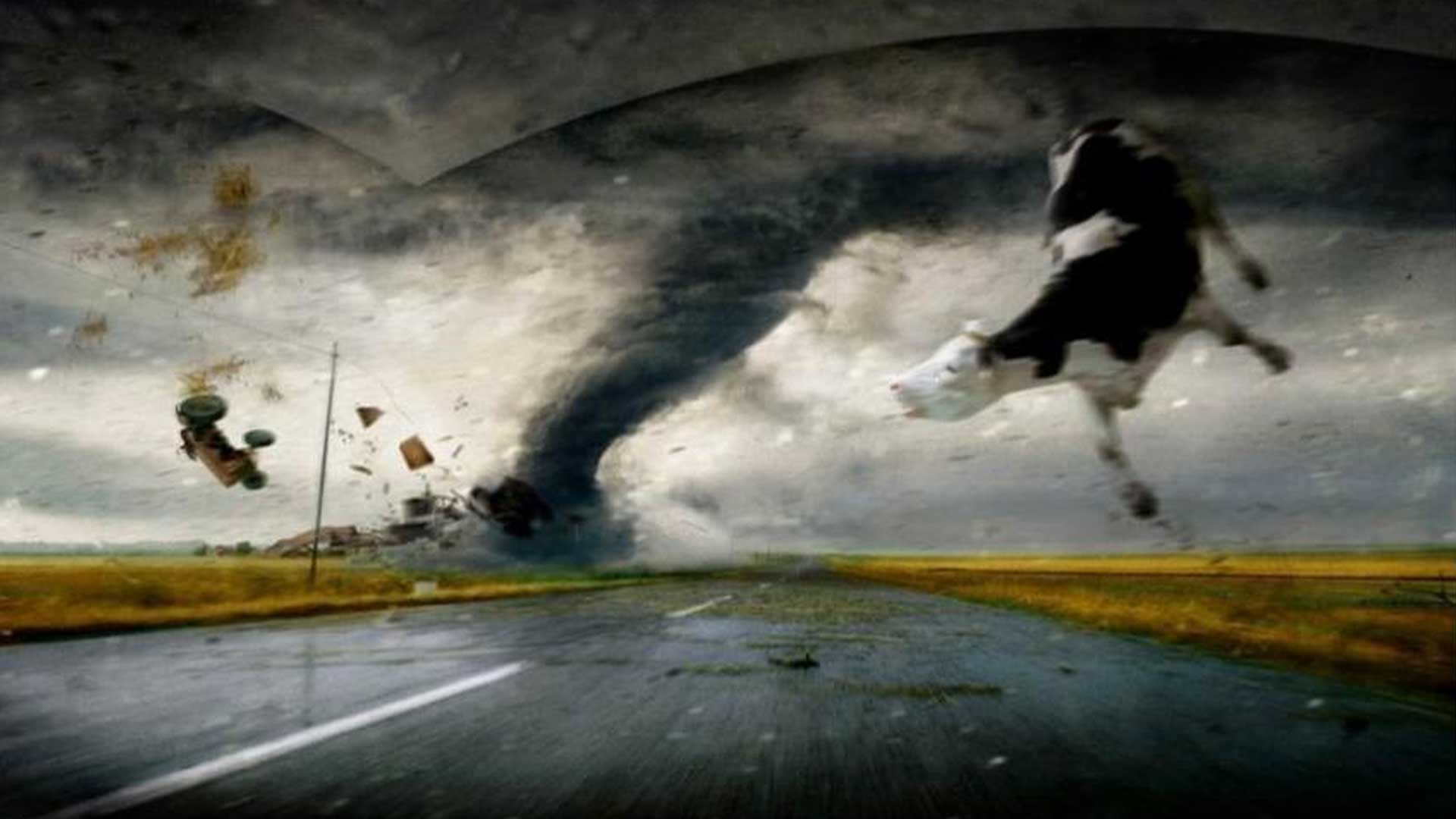 flying cow scene twister 1996