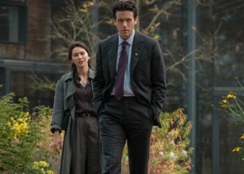 Ashley Zukerman and Jessica Henwick in Silo Season 3 Apple TV