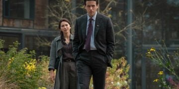 Ashley Zukerman and Jessica Henwick in Silo Season 3 Apple TV