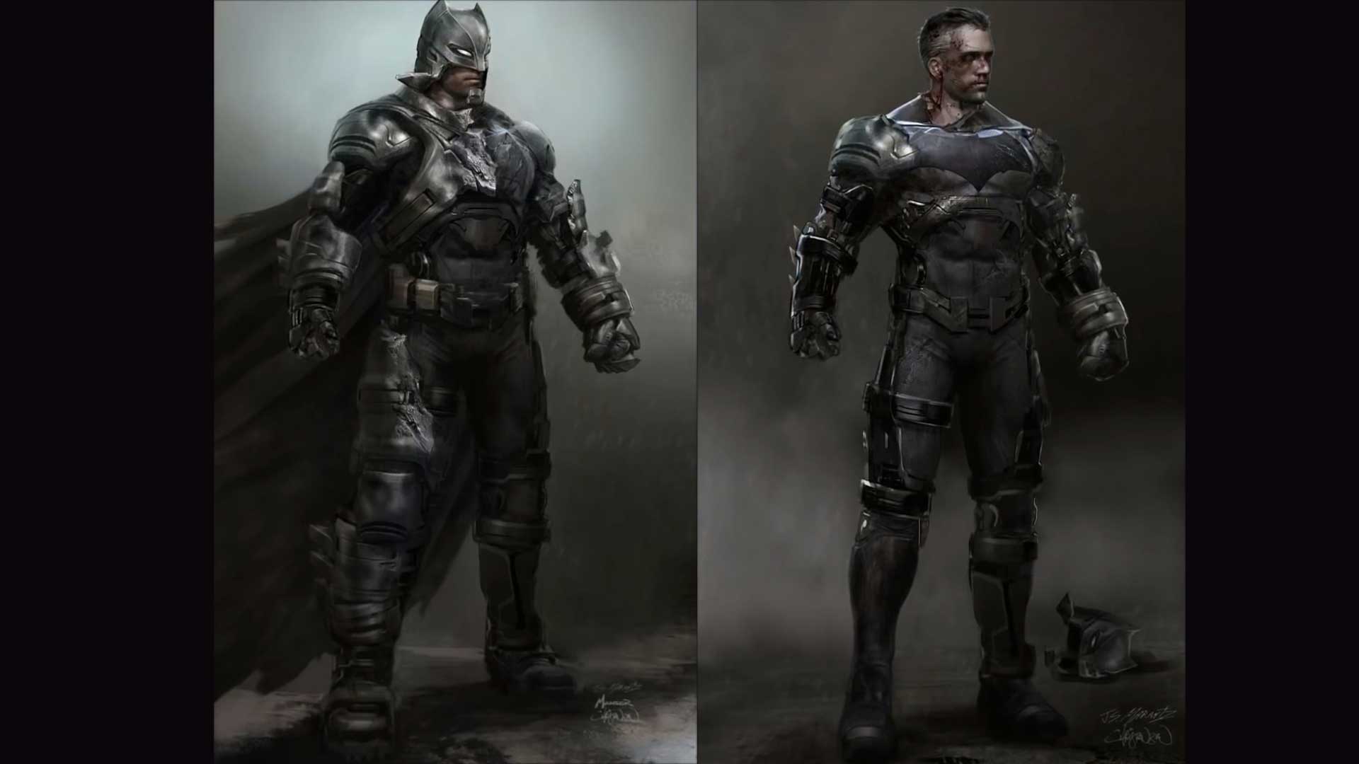 Batman v Superman Dawn of Justice pre-production Mockup Art