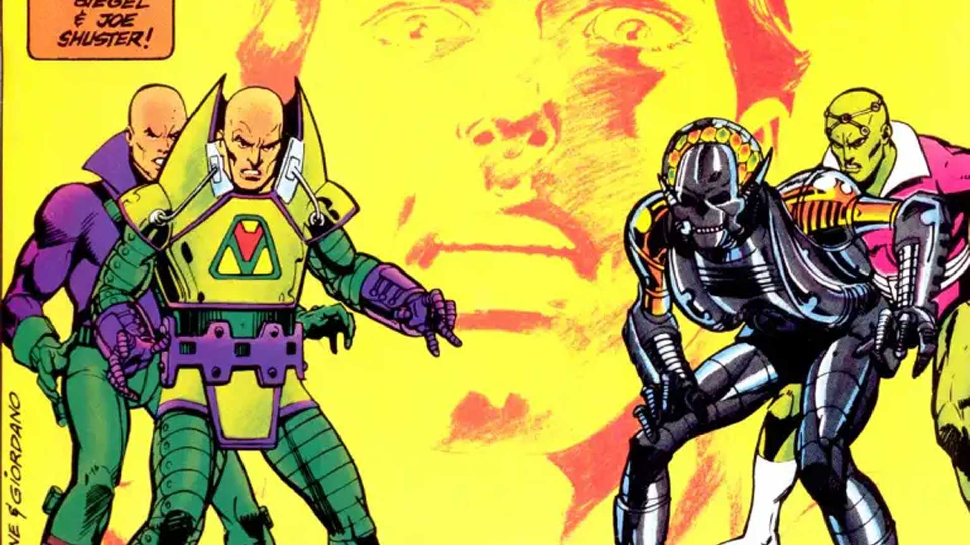 George Pérez Action Comics #544 Cover Lex Luthor Warsuit