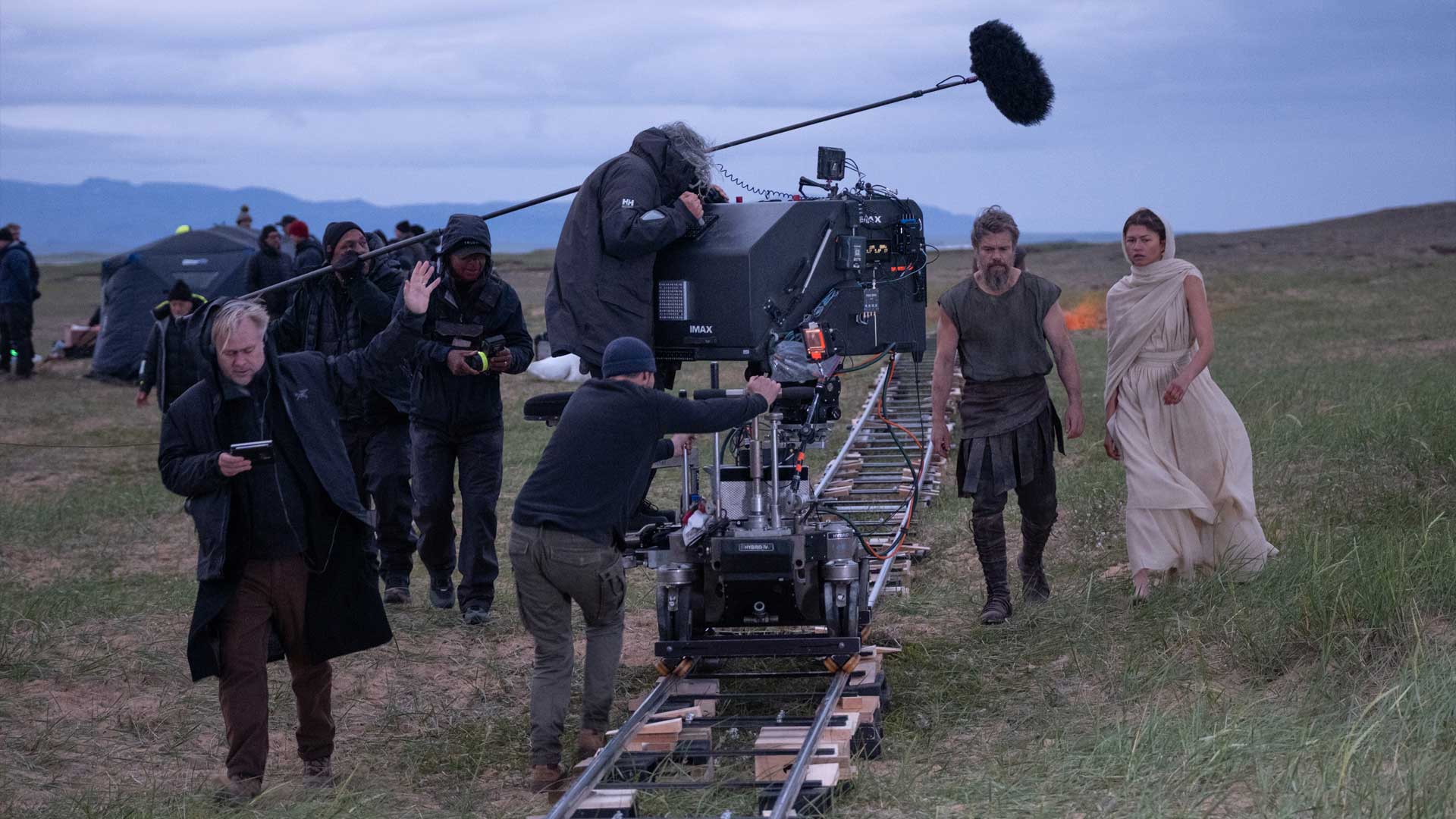 The Odyssey Christopher Nolan Film Set Matt Damon Zendaya