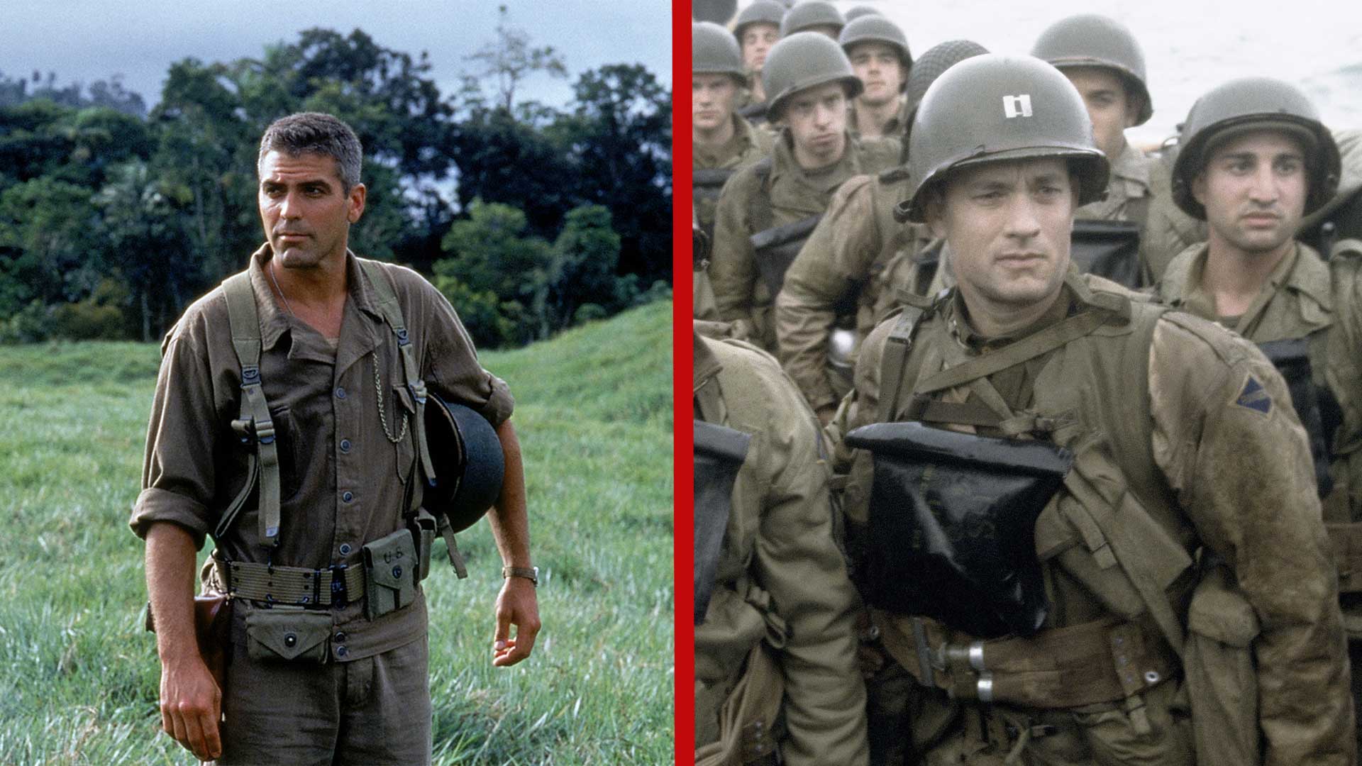 The Thin Red Line Saving Private Ryan