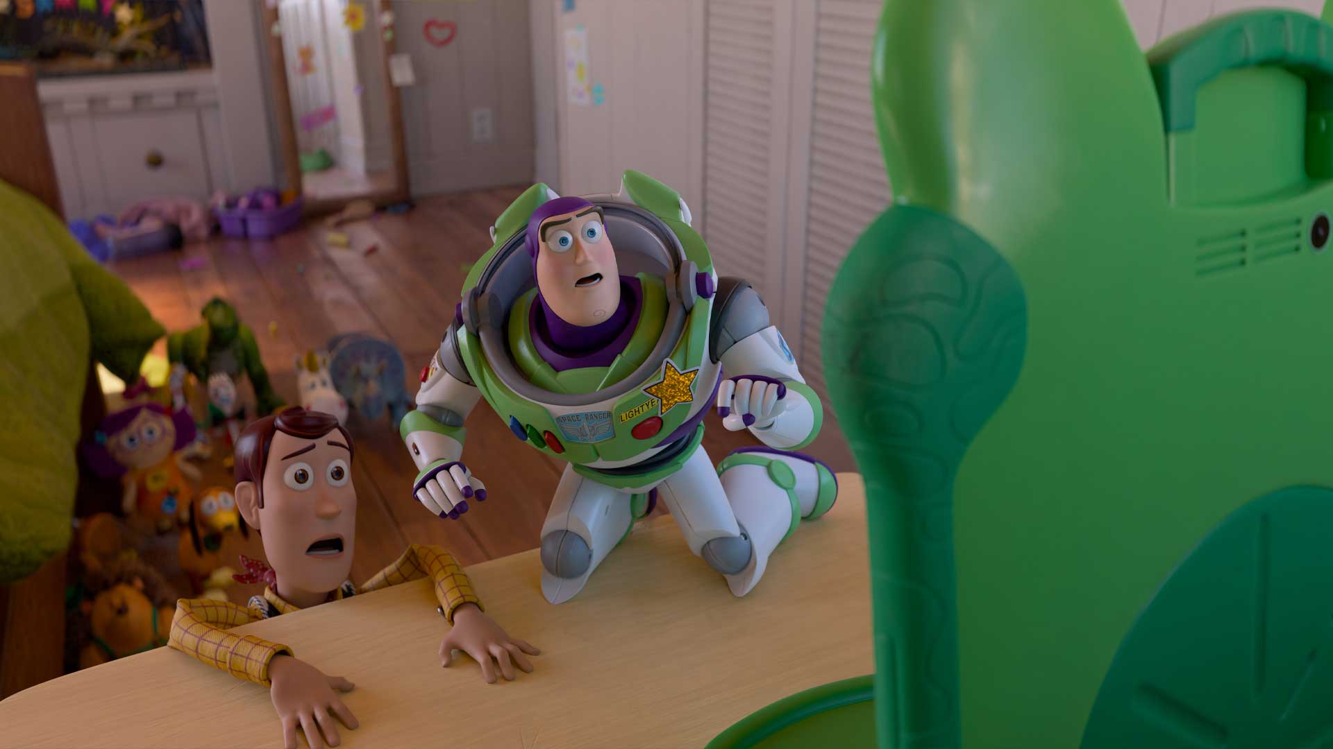 Woody and Buzz Lightyear in Disney and Pixar's TOY STORY 5