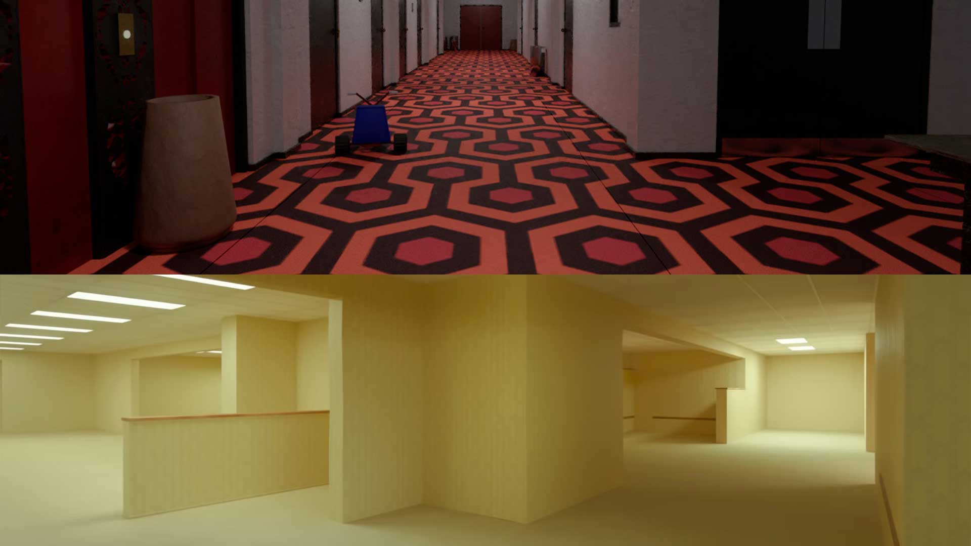backrooms movie Liminal Spaces the shining