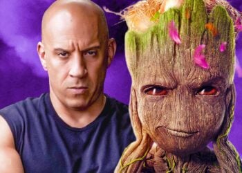 Vin Diesel and Groot from the MCU