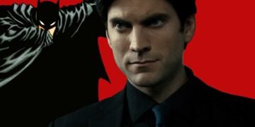 Wes Bentley as Bruce Wayne in a fan composite imagining Darren Aronofsky's Batman: Year One