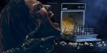 evil dead burn dishwasher