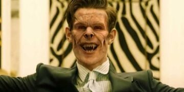 Matt Smith as Milo mid-transformation in Morbius