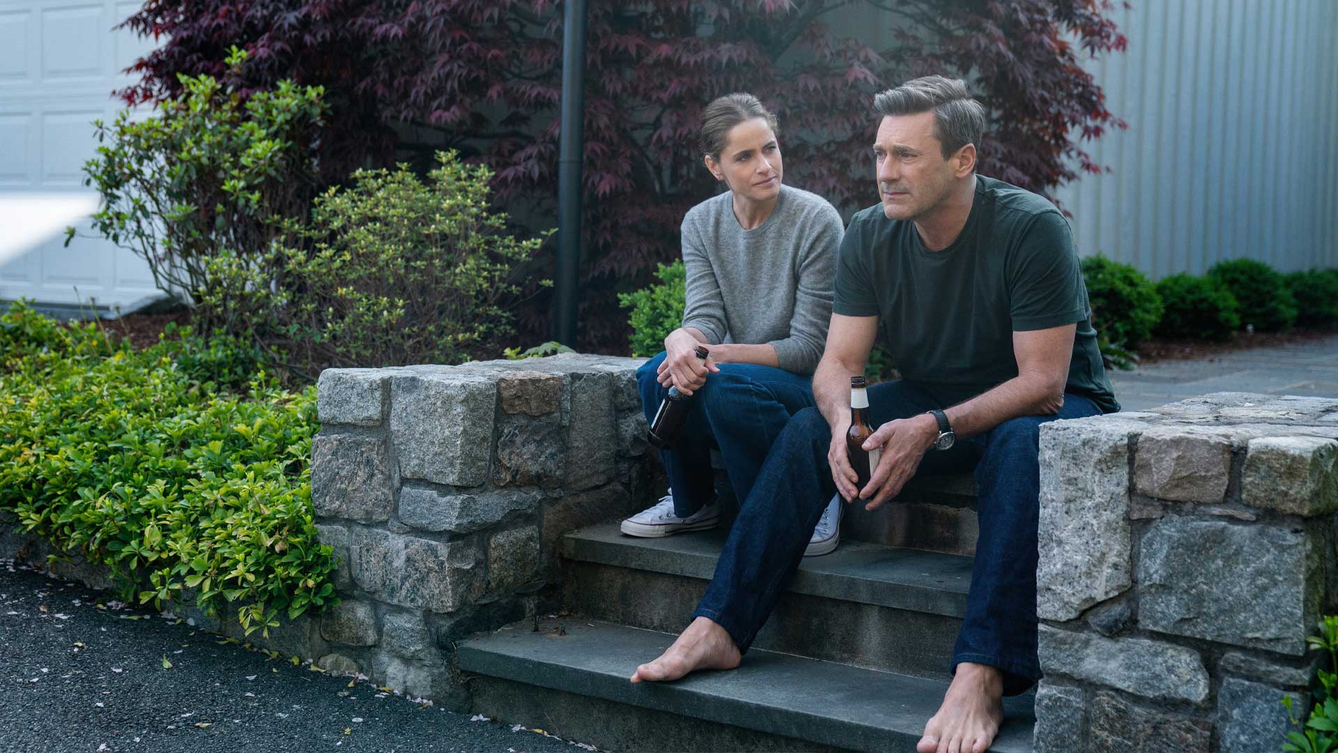 Amanda Peet Mel Cooper Jon Hamm Coop Your Friends and Neighbors