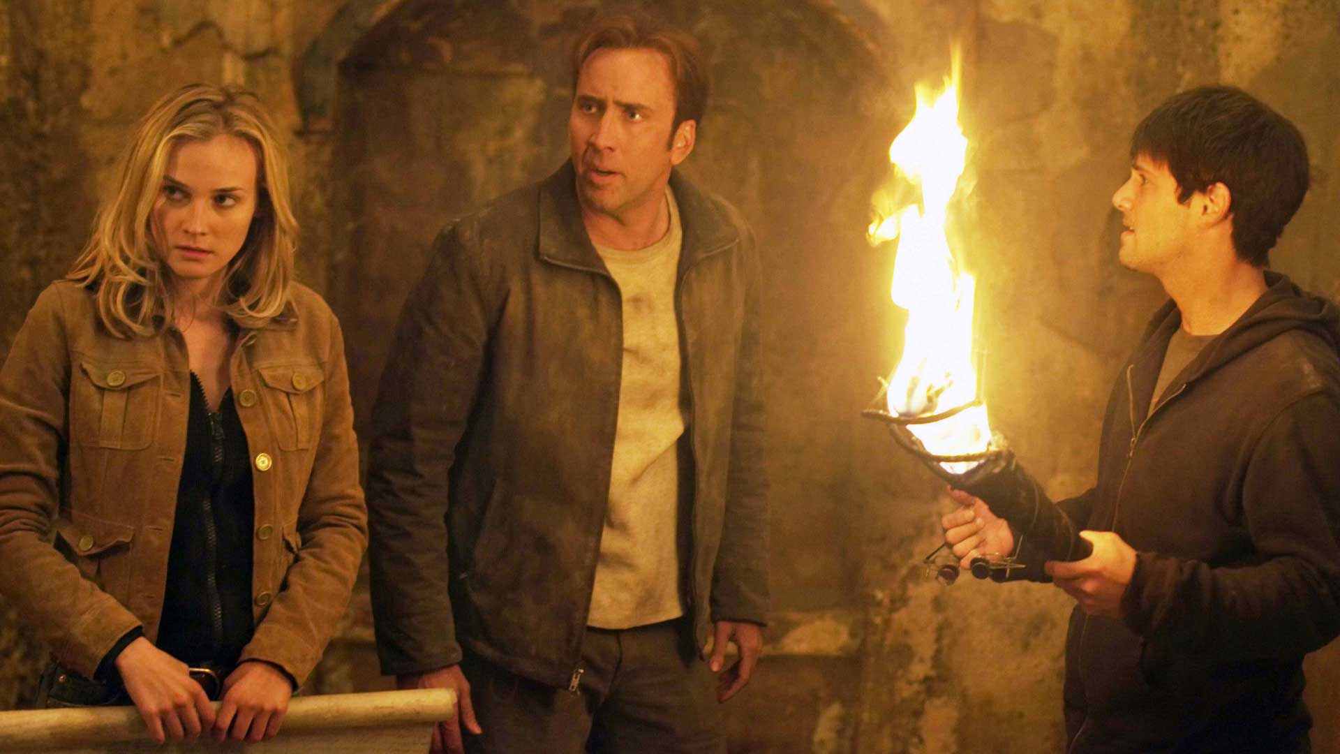 Nicolas Cage Benjamin Franklin Gates Diane Kruger Abigail Chase Justin Bartha Riley Poole