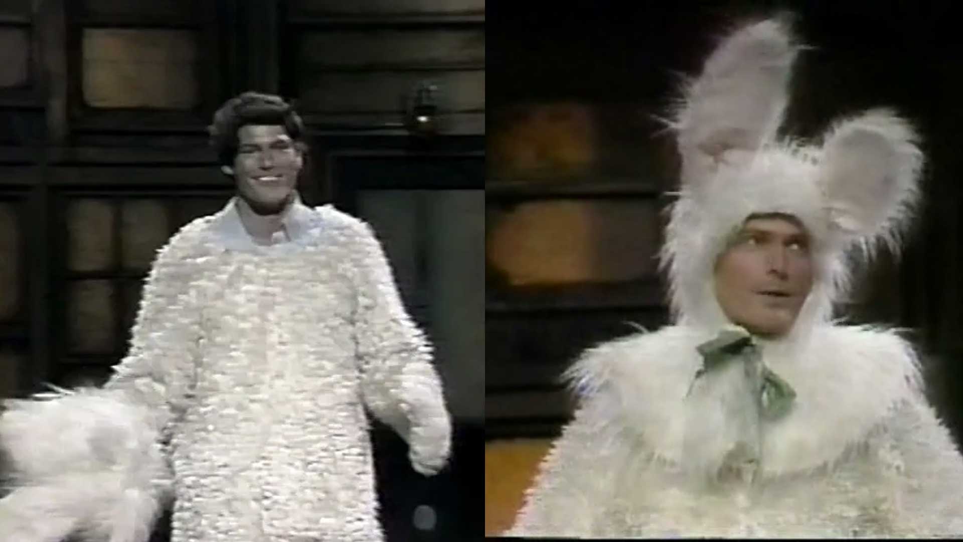 christopher reeve snl bunny suit