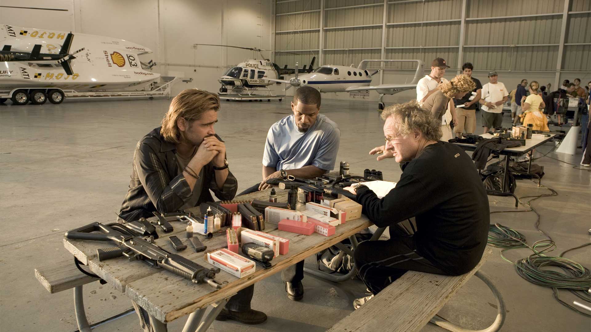 Miami Vice Michael Mann set