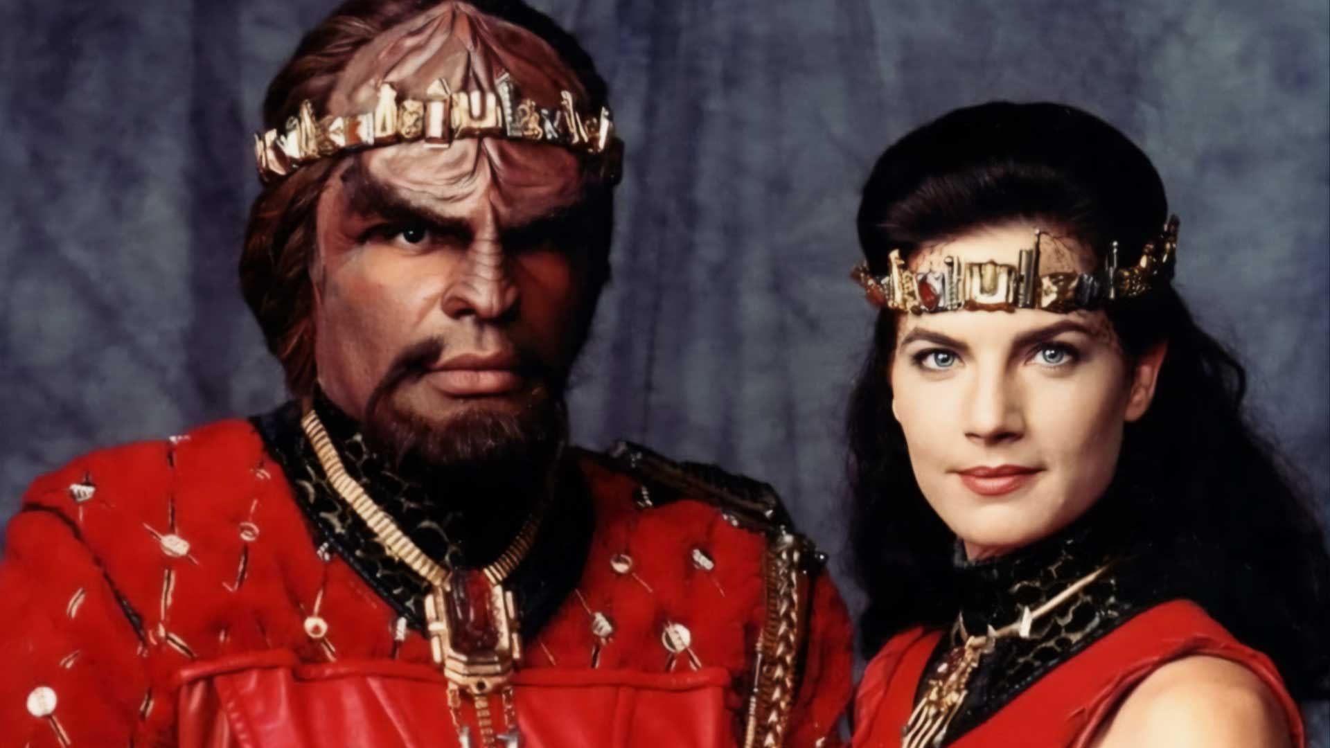 Michael Dorn & Terry Farrell Star Trek Deep Space Nine