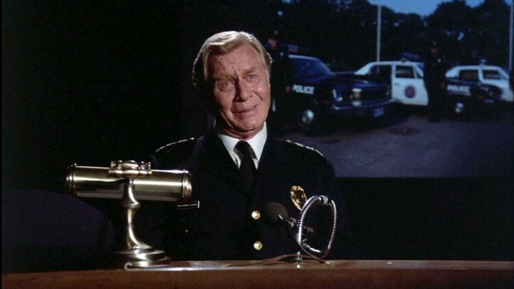 Police Academy podium scene