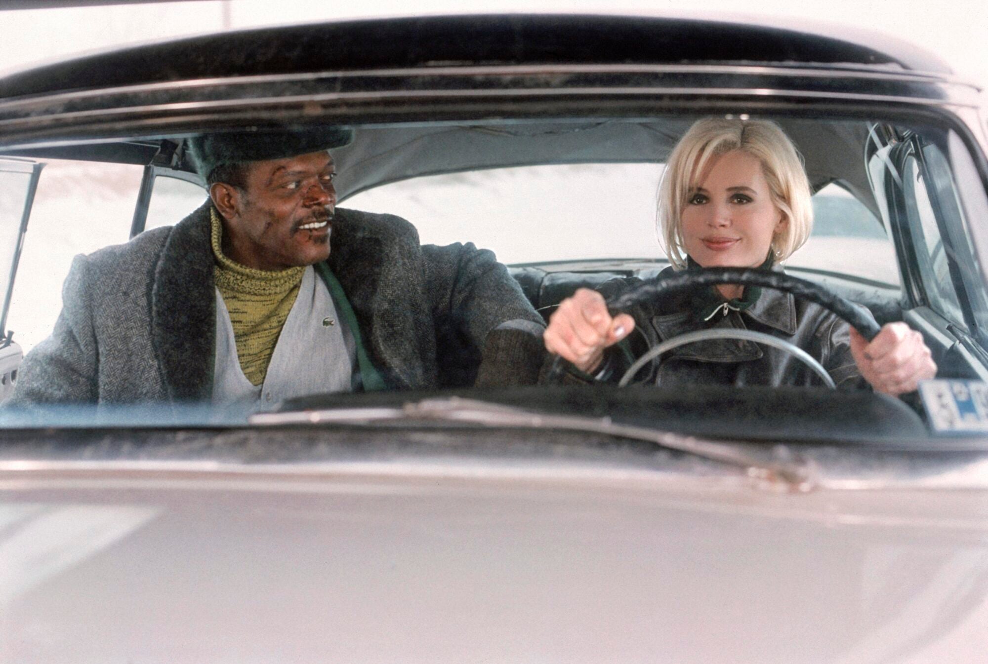 Samuel L. Jackson Mitch Henessey Geena Davis Samantha Caine Charly Baltimore