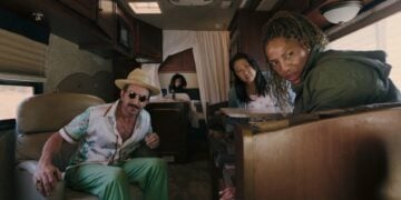 Andrew, Zoey and the others in the RV in The Exit State