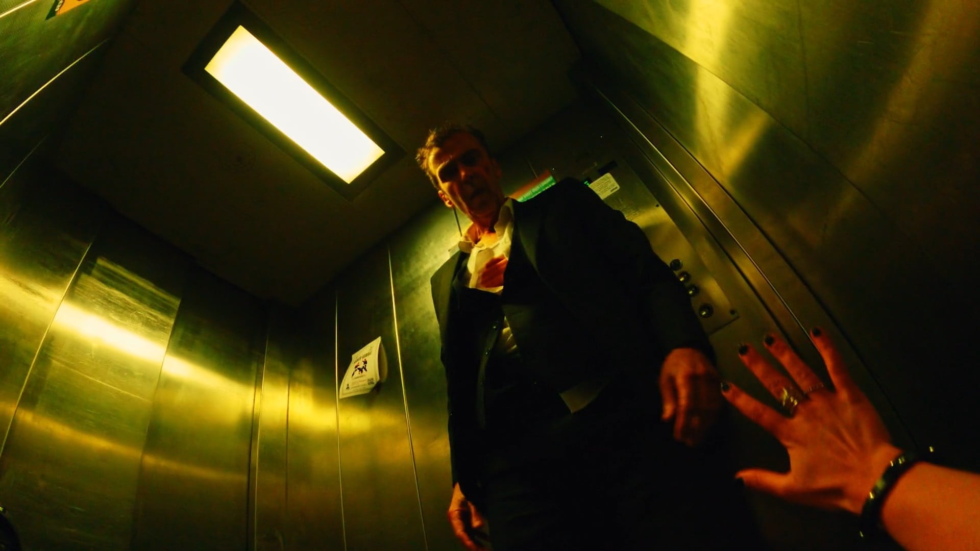 Karl Davis standing in Bad Day at the Office